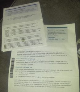 Photo: United Healthcare AARP House Calls mail | takingcareofgrandma.com