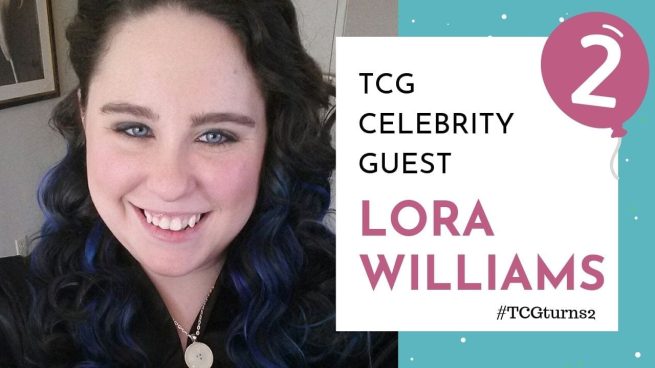 TCG blogiversary video cover - lora williams