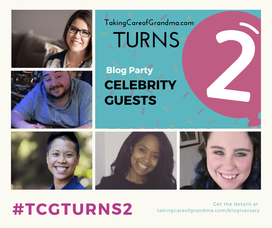 TakingCareofGrandma.com Turns 2 Blog Party Celebrity Guests